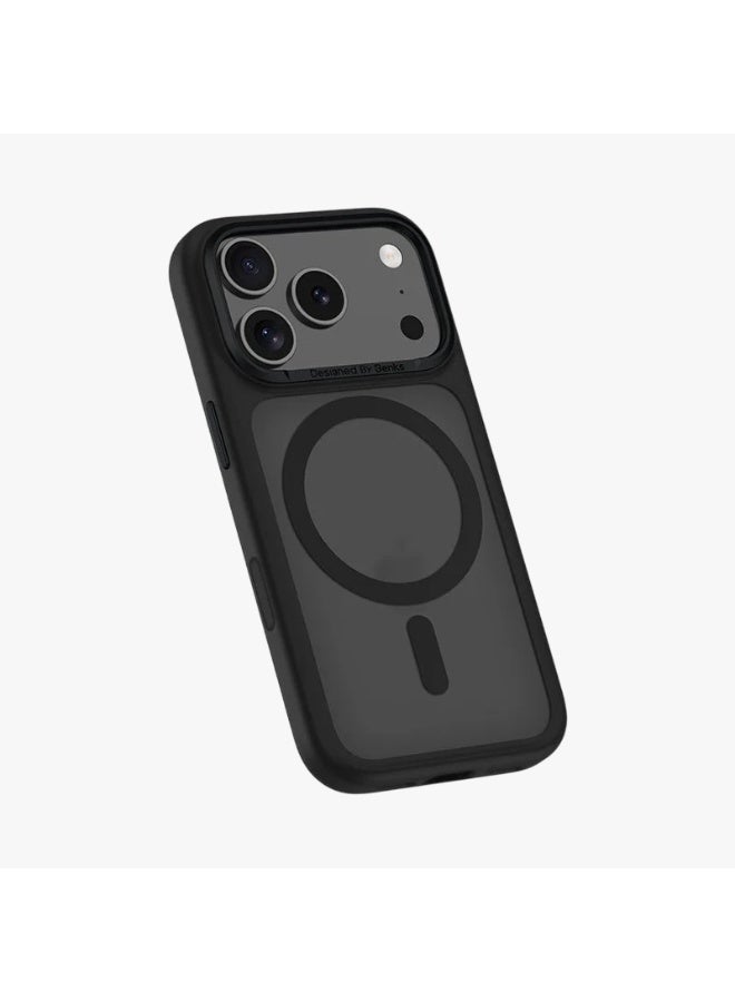 بينكس جراب Benks المميز لهاتف iPhone 17 Pro بلون الضباب، متوافق مع زر التحكم بالكاميرا، ومتوافق مع MagSafe، جراب حماية عسكري مصنوع من ألياف كيفلر من دوبونت - Image 3